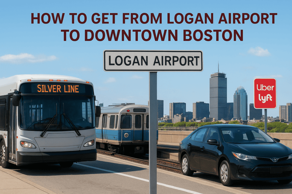 Luxury Logan Airport chauffeur service for comfortable, reliable transfers to downtown Boston.