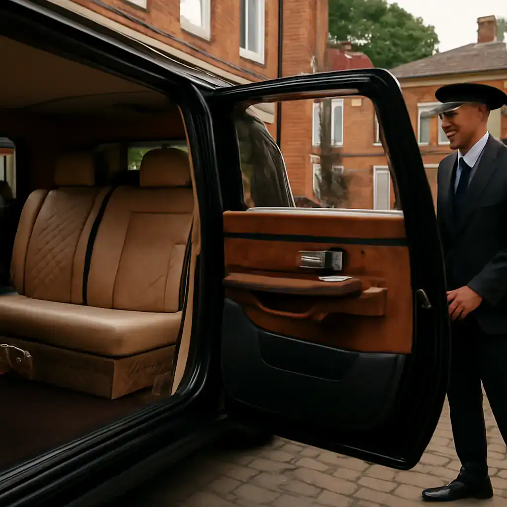 Luxury Chauffeur Service in Easton MA for special events and corporate travel.