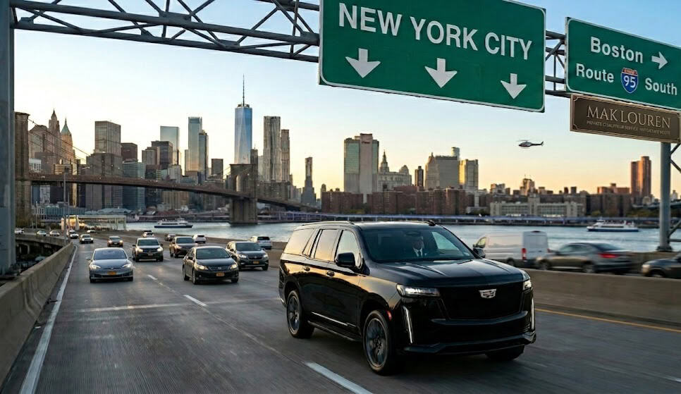 Boston to New York Private Car Service - Luxury Executive Transfer