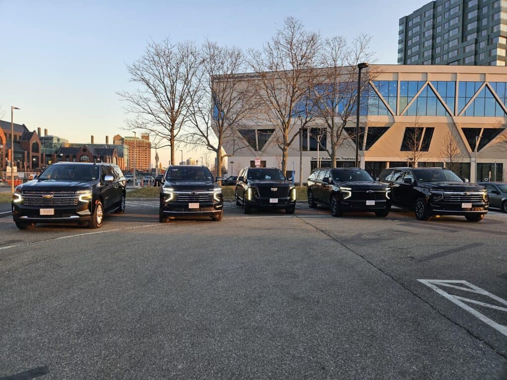 Learn more **about us** and our luxury black SUV fleet providing premium chauffeur services in Easton and Wellesley, MA.