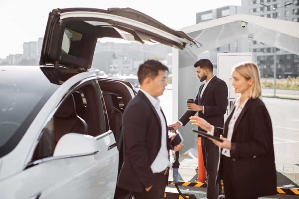 Luxury chauffeur service with professional drivers at Mak Louren. Experience comfort and style in ou.